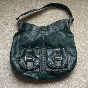 Tignanello Green Leather Women's Bag